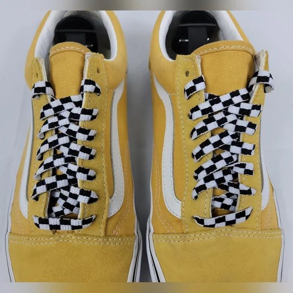 Vans Off The Wall Low Top Comfort Shoes Mens 6.5 Womens 8 Yellow Sneakers 751505 - Picture 7 of 12